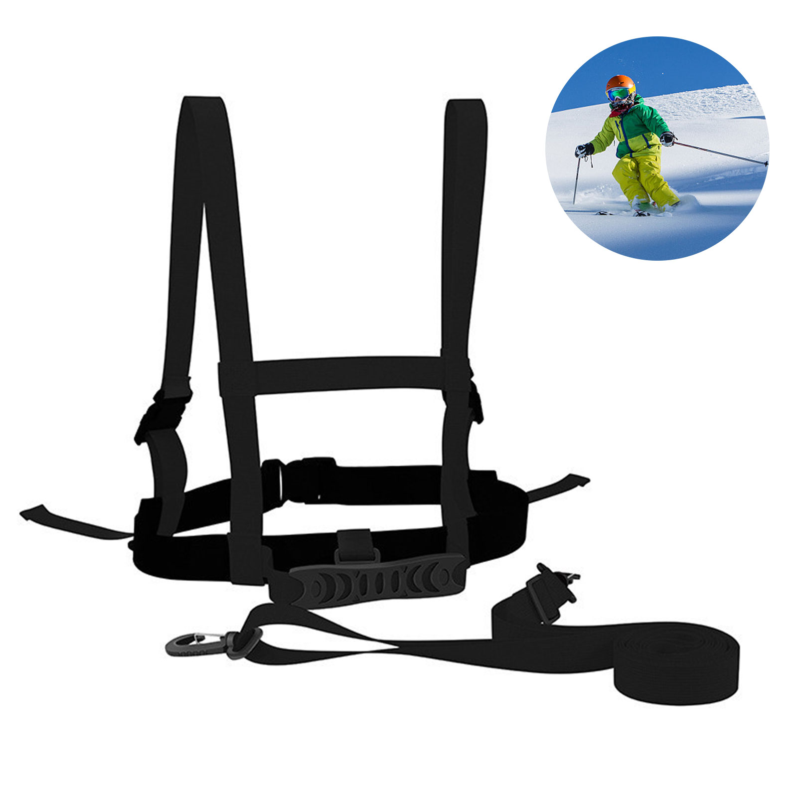 Ski Harness For Kids Snowboard Training Harness Children&s Ski Training Straps Copilot Lift Ski Halter Safety Belts Adjustable